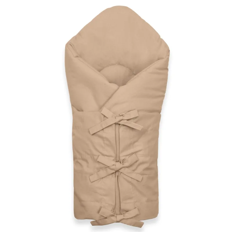 Klasická šnurovacia zavinovačka New Baby cappuccino