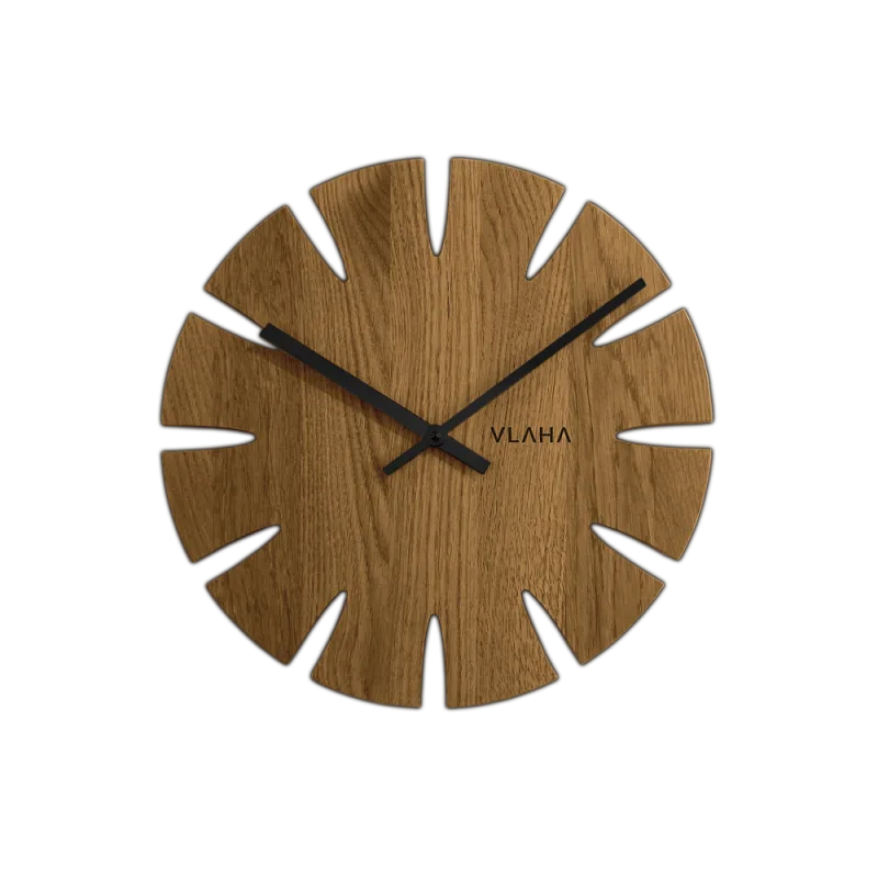 VLAHA Dubové hodiny VLAHA vyrobené v Čechách VLAHA VCT1015 s vůní dub. dřeva