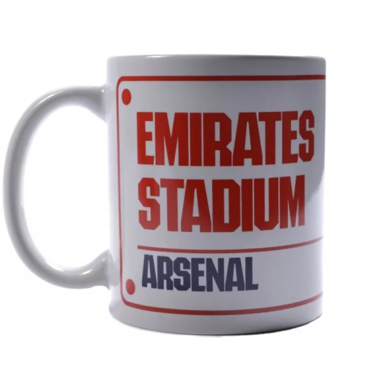 Arsenal Emirates Stadium hrnček biely - SKLADOM