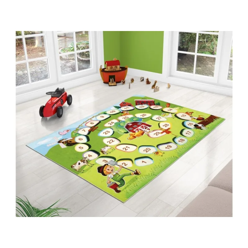 Detský koberček 100x150 cm farma