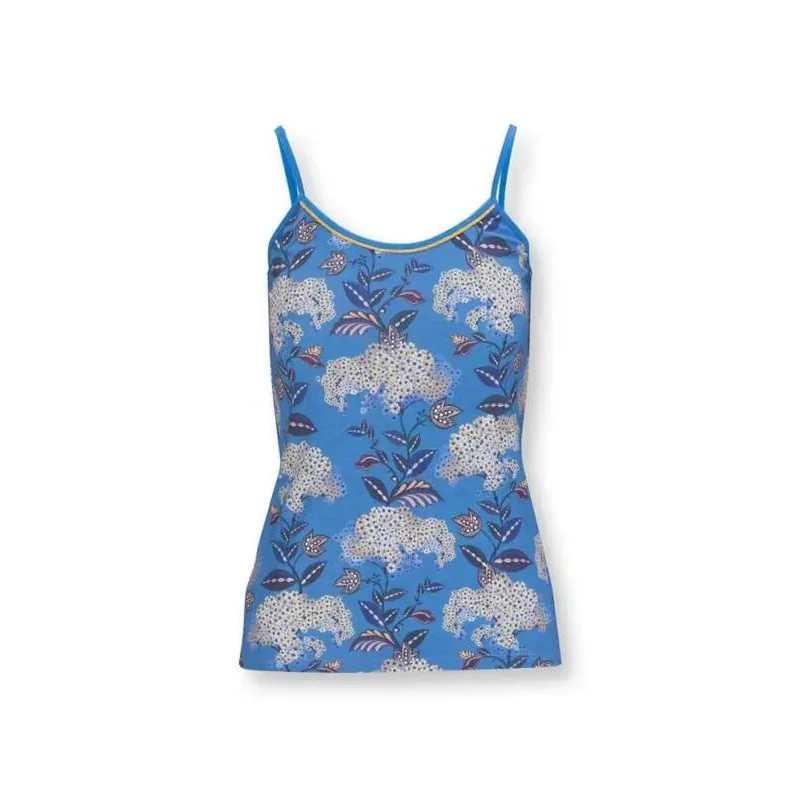 Pip Studio Selina tílko Flora Firenze, modré