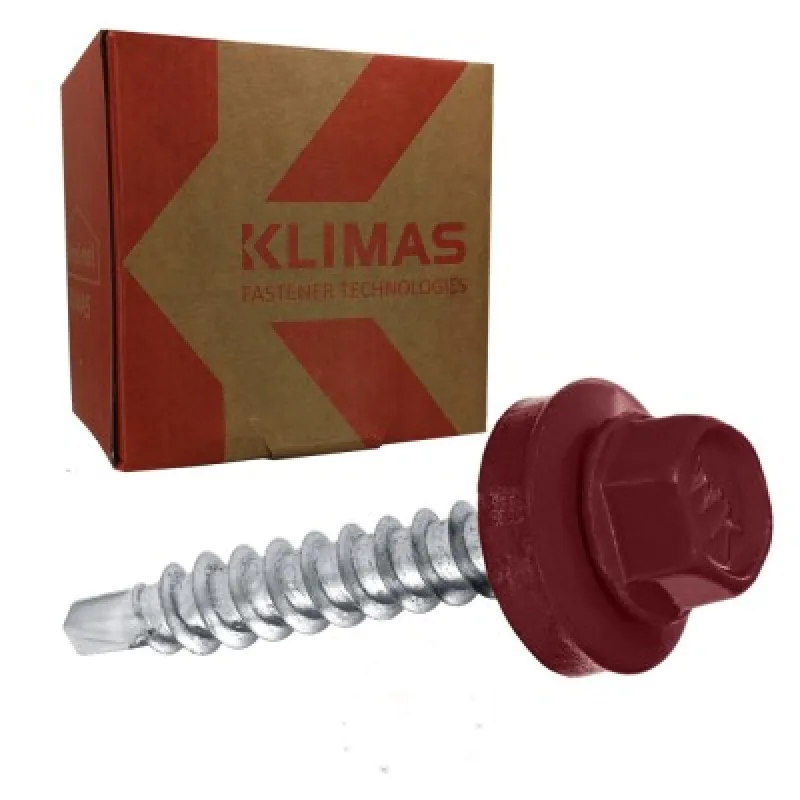 Klimas TEX 4,8 x 25 vínovo-červená RAL 3005