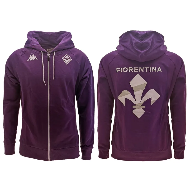 Kappa ACF Fiorentina mikina fialová pánska
