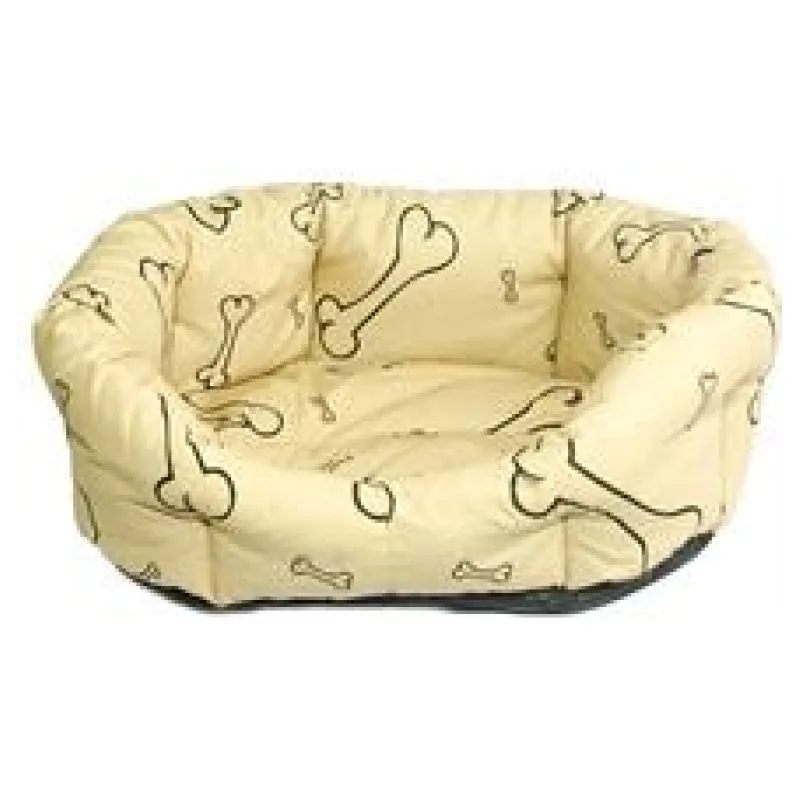 Samohýl Pelech 8 hran bavl. Kost béžovo/černý 60 cm