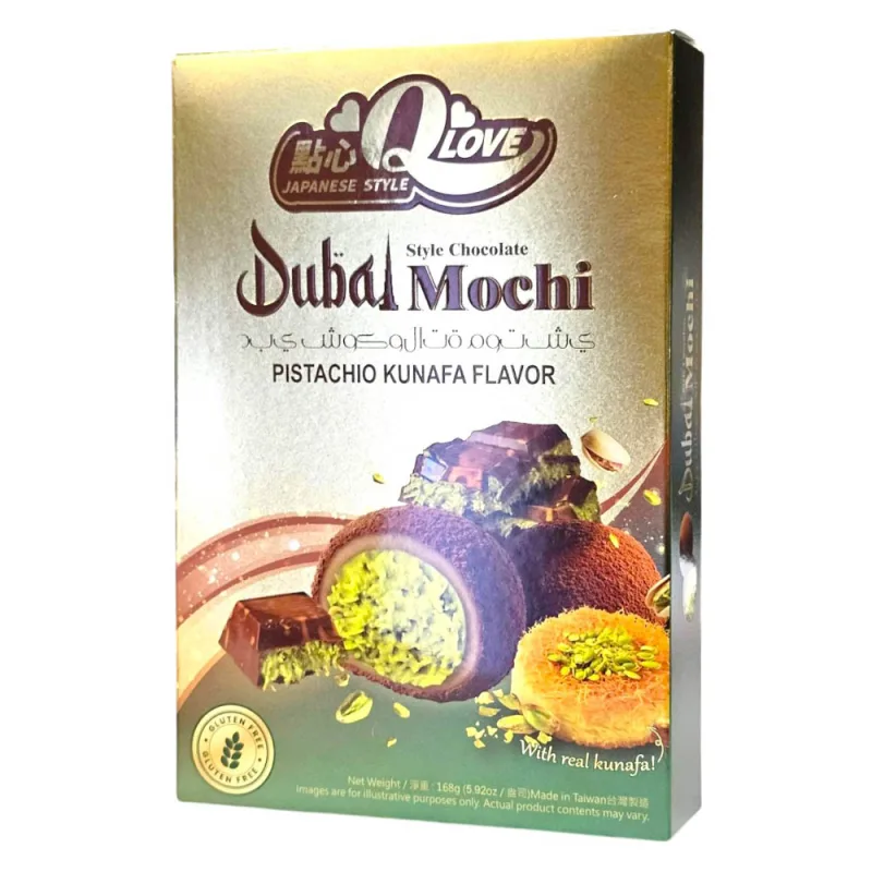 QLove Dubai Style Chocolate Mochi 168g