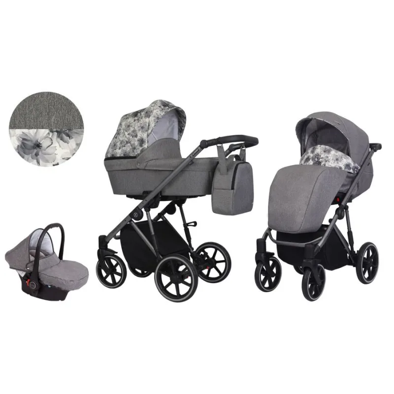 Kočík Kunert Molto graphite frame 3v1 - 07