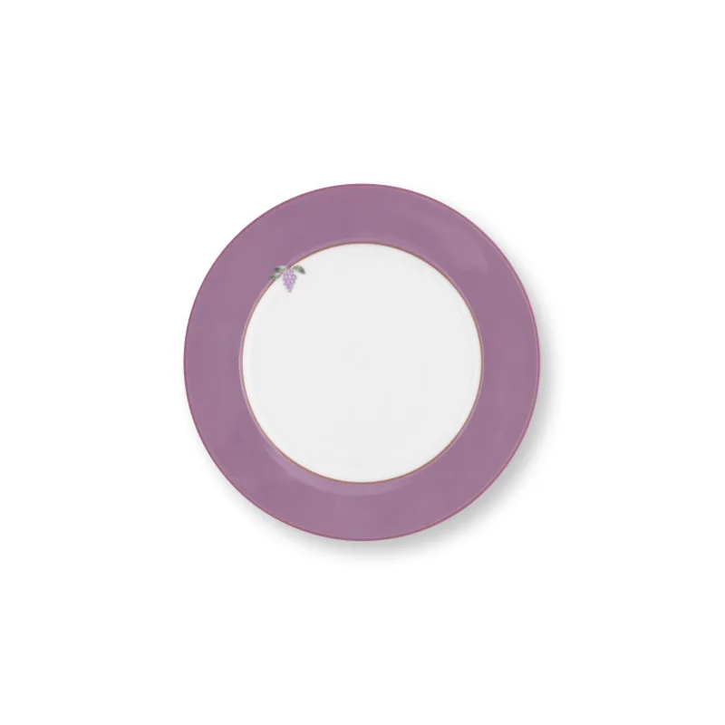 Pip Studio Lily & Lotus talířek Ø21cm, lila