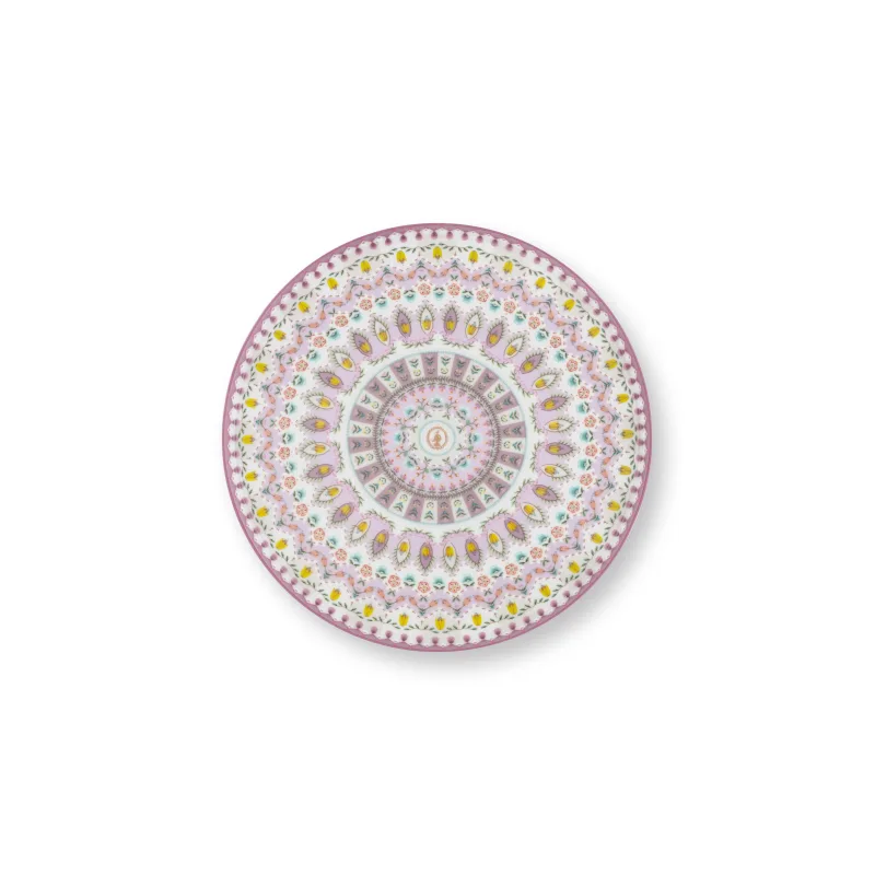 Pip Studio Lily & Lotus dortový podnos Ø21cm, lila