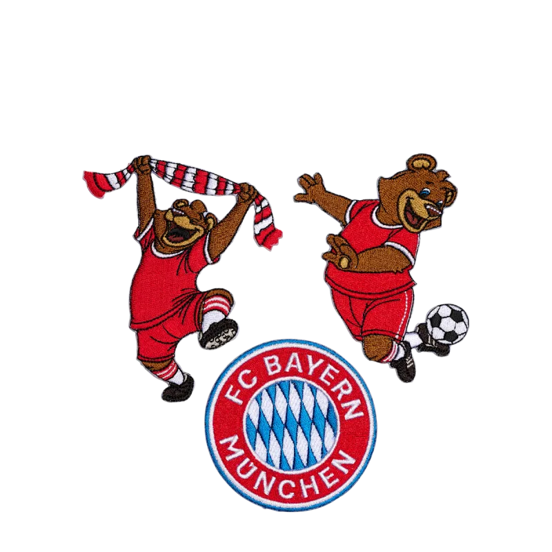 FC Bayern München - Bayern Mníchov sada nášiviek Berni/ 3 ks