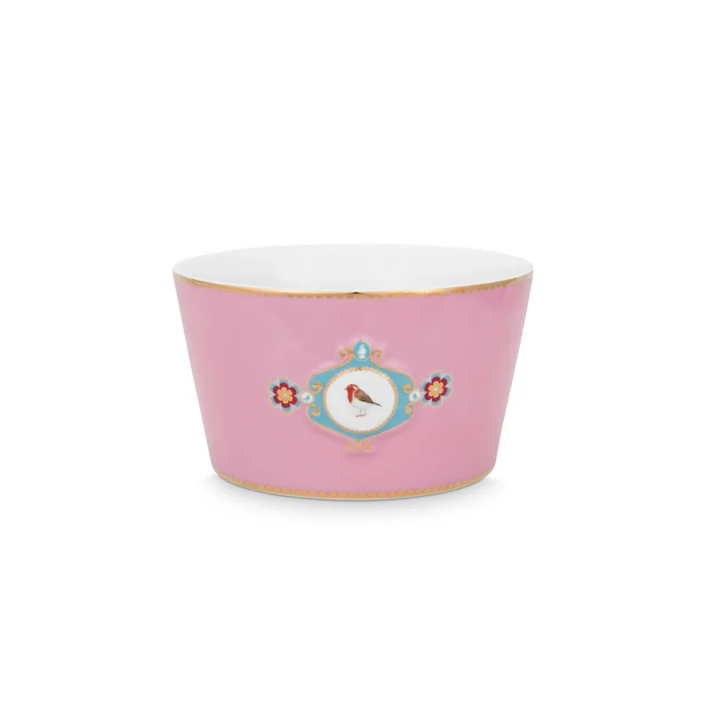 Pip Studio Love Birds Medallion mísa Ø 15cm, růžová