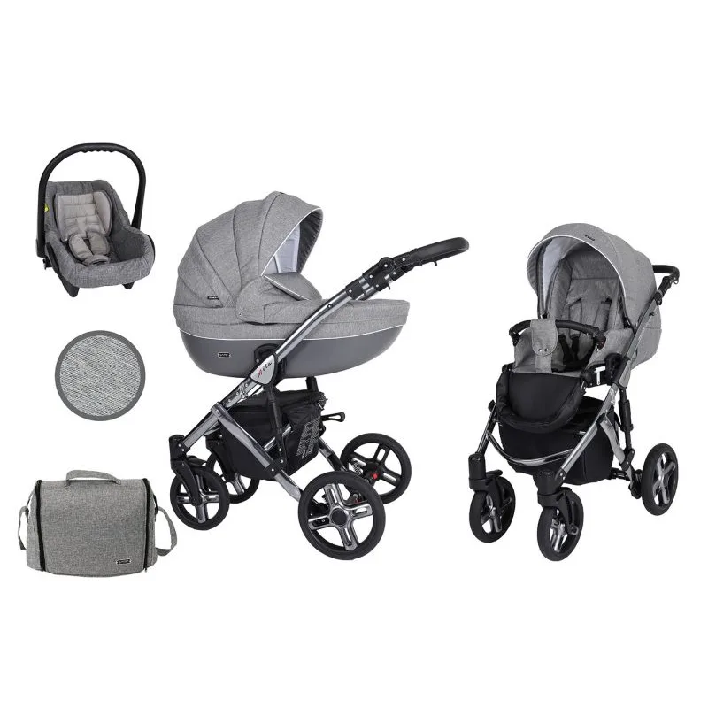 Kočík Kunert Mila Premium graphite frame 3v1 - 08