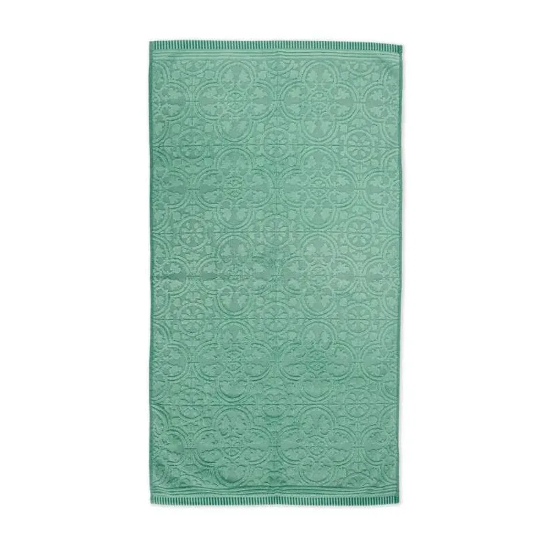 Pip Studio Tile de Pip bavlněný froté ručník zelený 55x100 cm