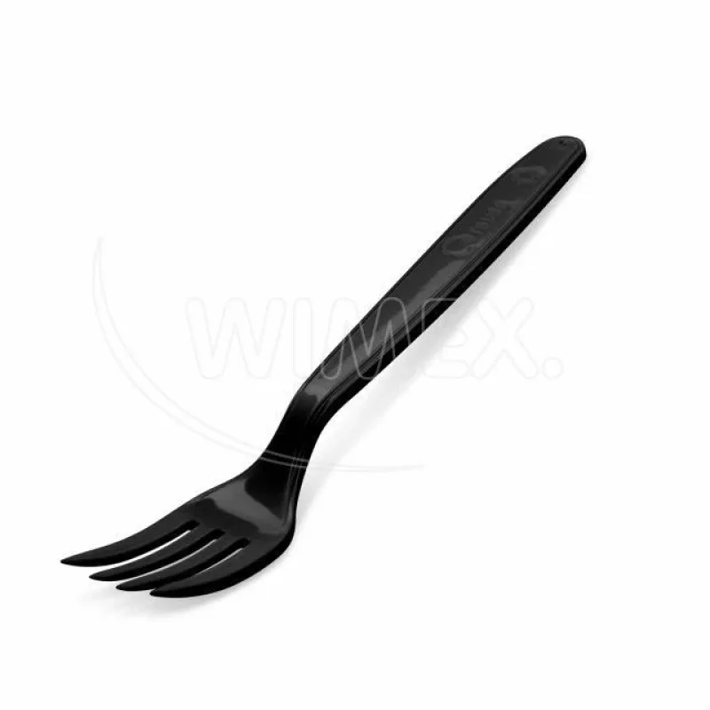 Vidličky (PP) opakovaně použitelné černé 18,5cm [50 ks] (22097-11C)