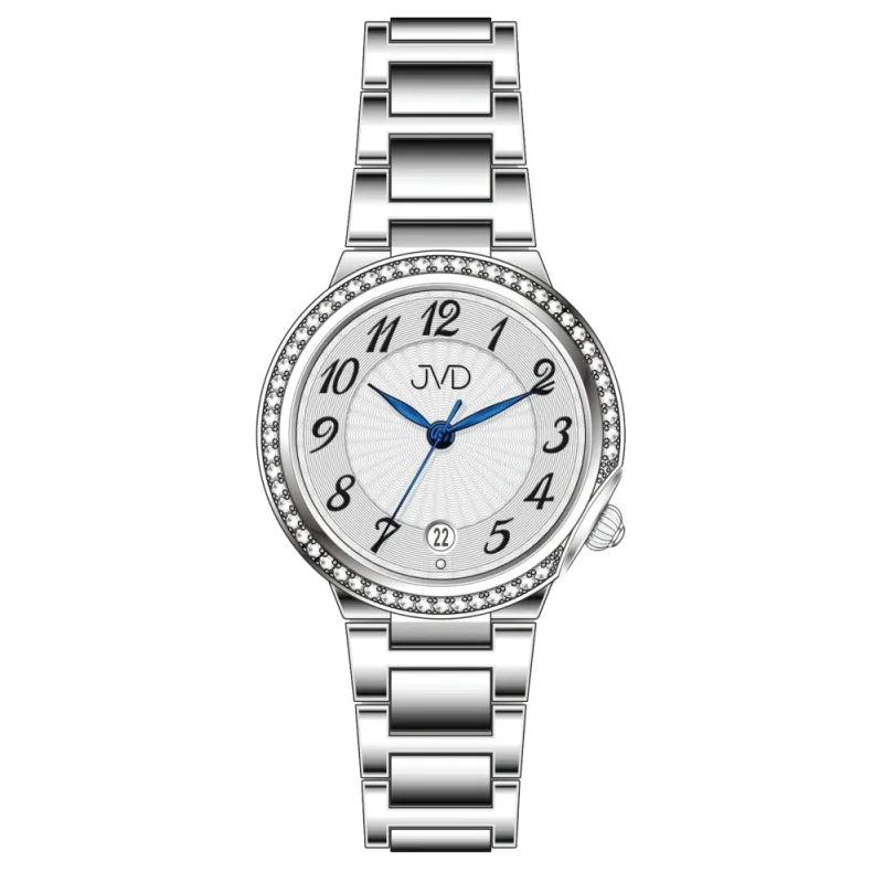 JVD Dámské kulaté náramkové elegantní šperkové hodinky JVD JG1037.1