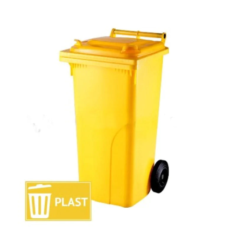 Meva Plastová popolnica 120l žltá