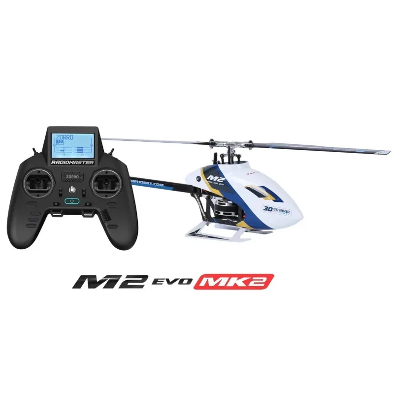 OMP M2 EVO MK2 RC 3D vrtulník Heli-RTF bílá