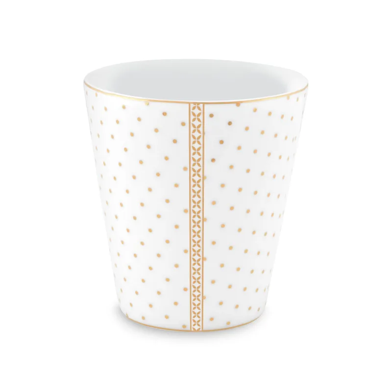 Pip Studio Royal Yerseke hrnek bez ucha 270ml, bílý