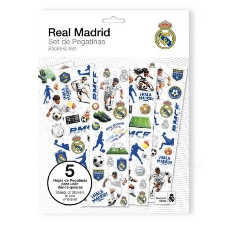 Real Madrid nálepky (5 hárkov) - SKLADOM
