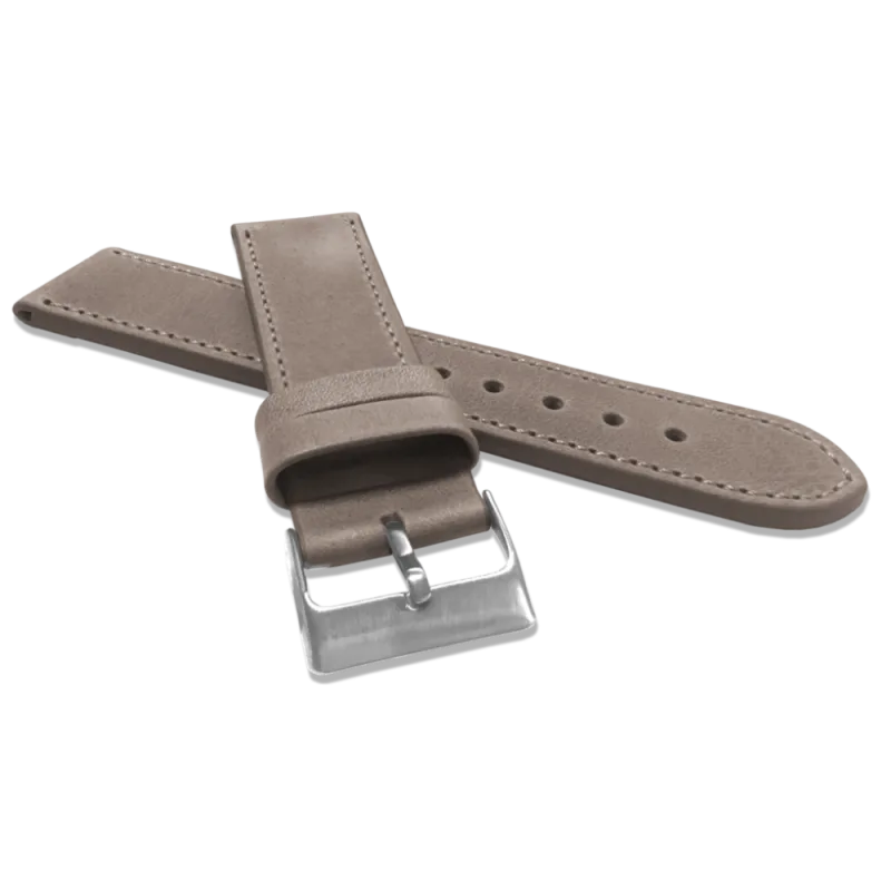 LAVVU Béžový prošitý řemínek SPORT z luxusní kůže Top Grain - 22 LSAUF22