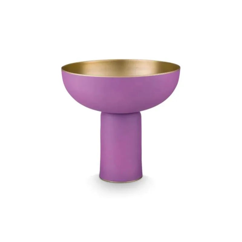 Pip Studio kovový podnos 23x24cm, lila