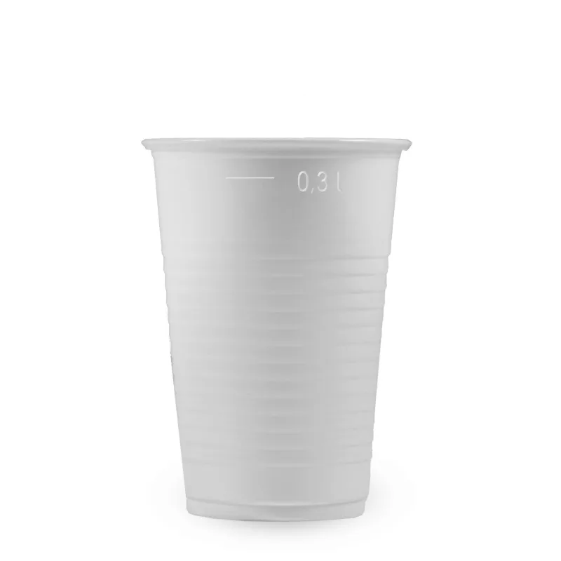 Kelímek bílý 0,3 l (PP) [10 ks] (65303)