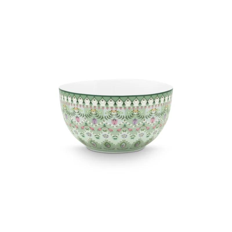 Pip Studio porcelánová miska Lily Lotus Ø12cm, zelená