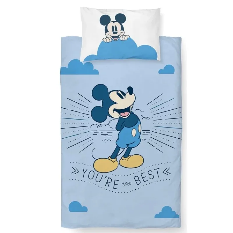 Obliečky do postieľky Mickey Mouse si Najlepší 100x135/40x60 cm