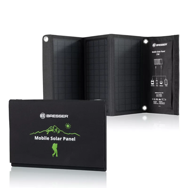 Bresser Mobile Solar Charger 21 Watt with USB