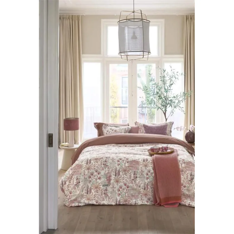 Pip Studio perkálové povlečení Casa Di Pip bílé 200x200 + 2 x 70x90 cm