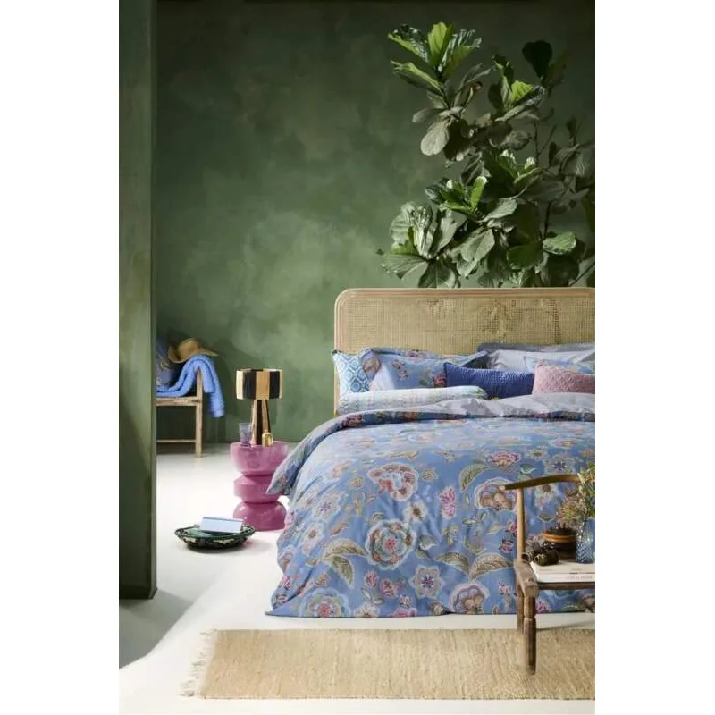 Pip Studio perkálové povlečení Matata modré 140x200 + 70x90 cm