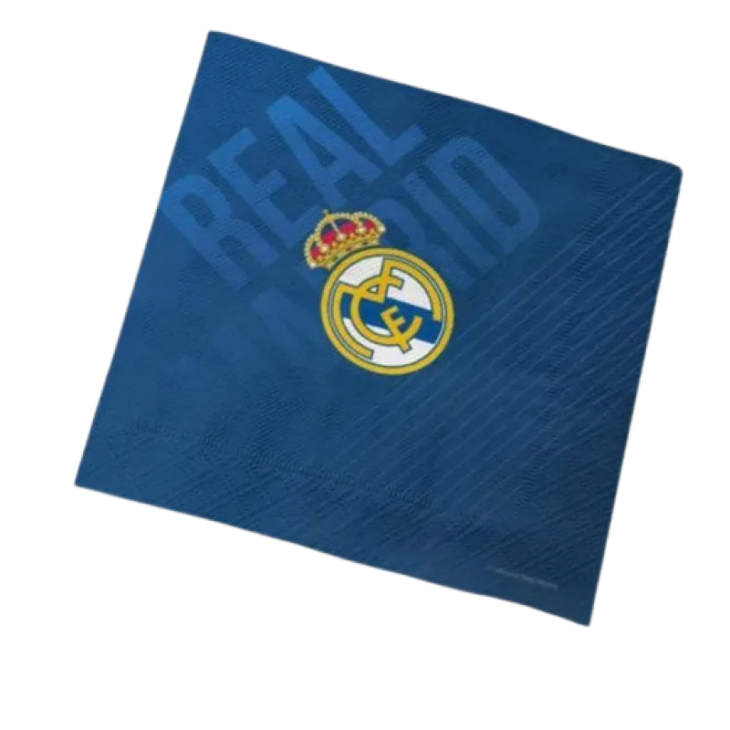 Real Madrid papierové servítky modré (12 ks v balení) - SKLADOM