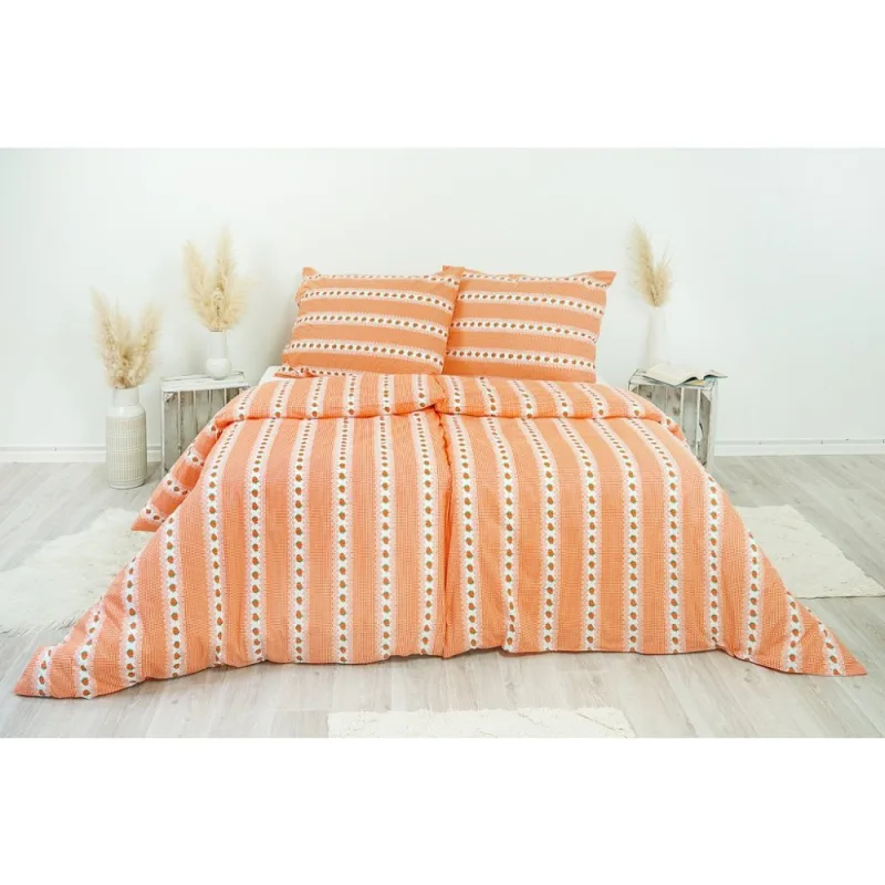 Stanex Luxusné obliečky Barunka oranžová 140x200/70x90 cm