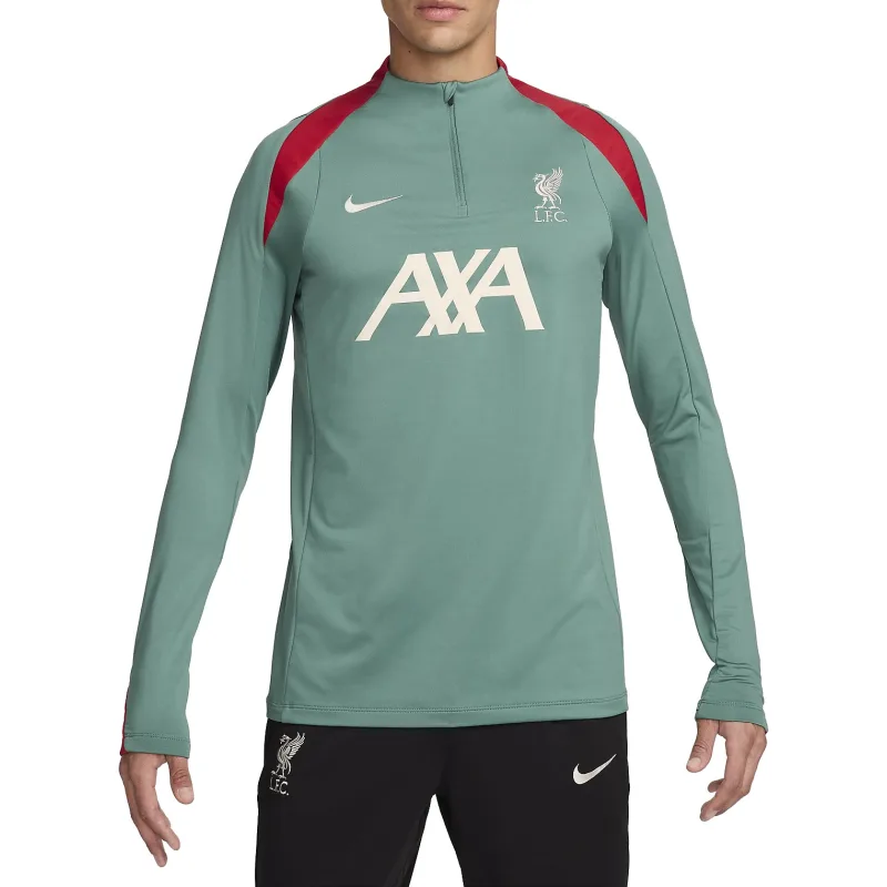 Nike Liverpool FC tréningová mikina zelená pánska 2024-2025