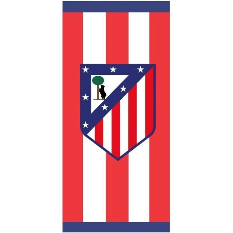Atlético Madrid plážový uterák červeno-biely