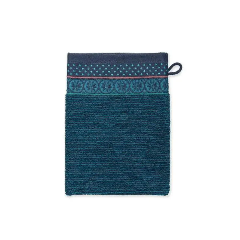 Pip Studio Soft Zellige bavlněná froté žínka tmavě modrá 16x22 cm