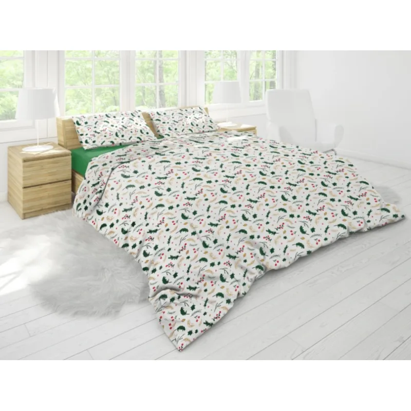 Vianočné obliečky bavlna Runa 140x220/70x90 cm