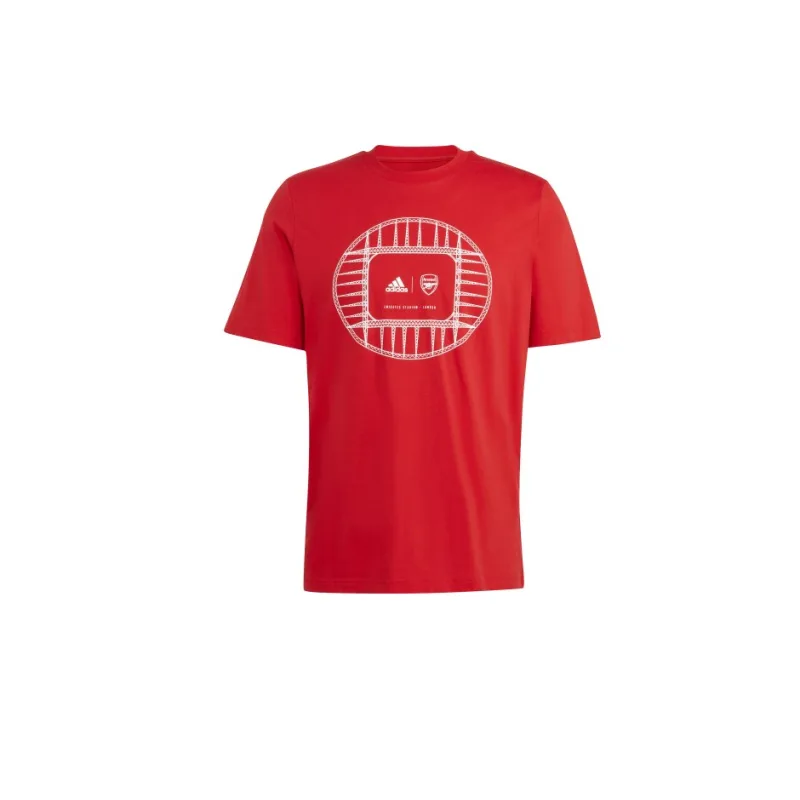 Adidas Arsenal Emirates Stadium tričko červené pánske