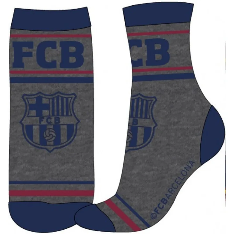 FC Barcelona ponožky šedé detské - SKLADOM