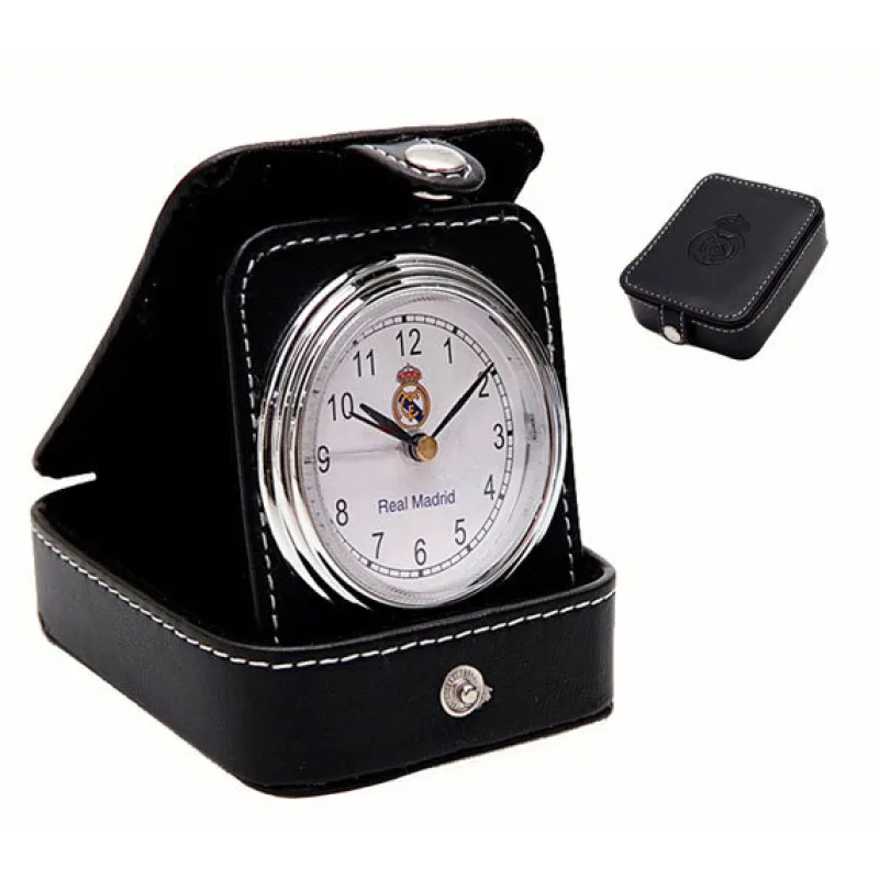 Real Madrid cestovné hodinky s budíkom