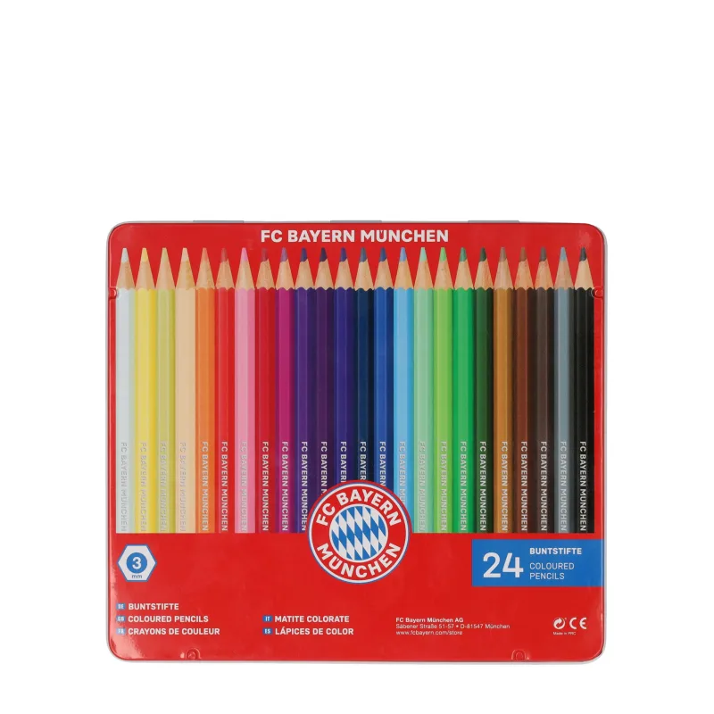 FC Bayern München - Bayern Mníchov sada farebných ceruziek