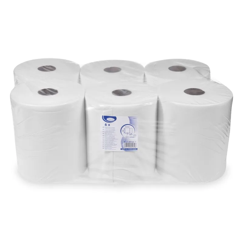 NEPOSÍLÁME - Utěrky tissue rolované 2-vr. 22 cm x 160 m (Ø 19 cm) [6 ks] (60132)