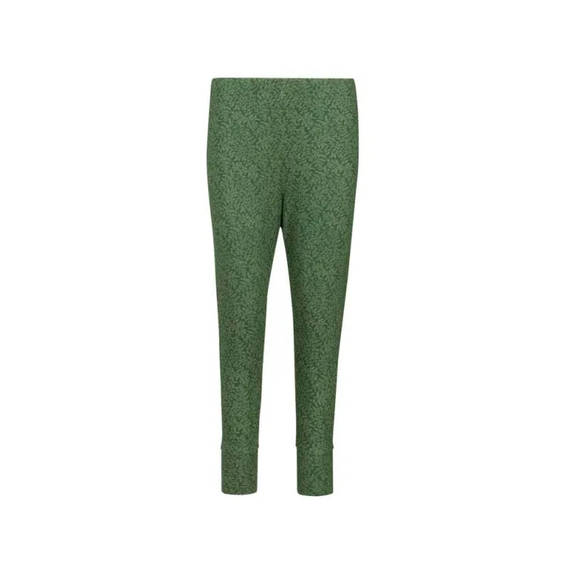 Pip Studio Bodhi 3/4 kalhoty Leafy Dots, zelené