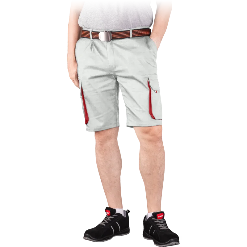 Reis LAND WC pánske kraťasy White/Red S-3XL