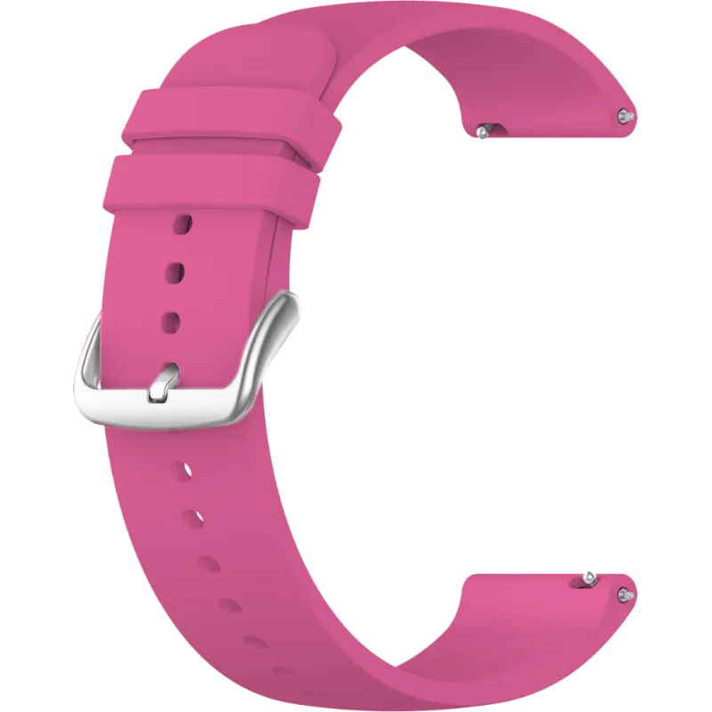 LAVVU Růžový silikonový řemínek na hodinky - 20 LS00X20