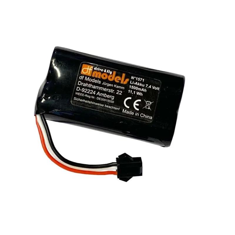 DF models LiPIon Aku 7,4V / 1500 mAh