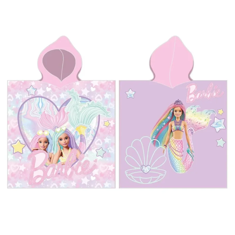 Detské pončo Barbie Morské Princezné