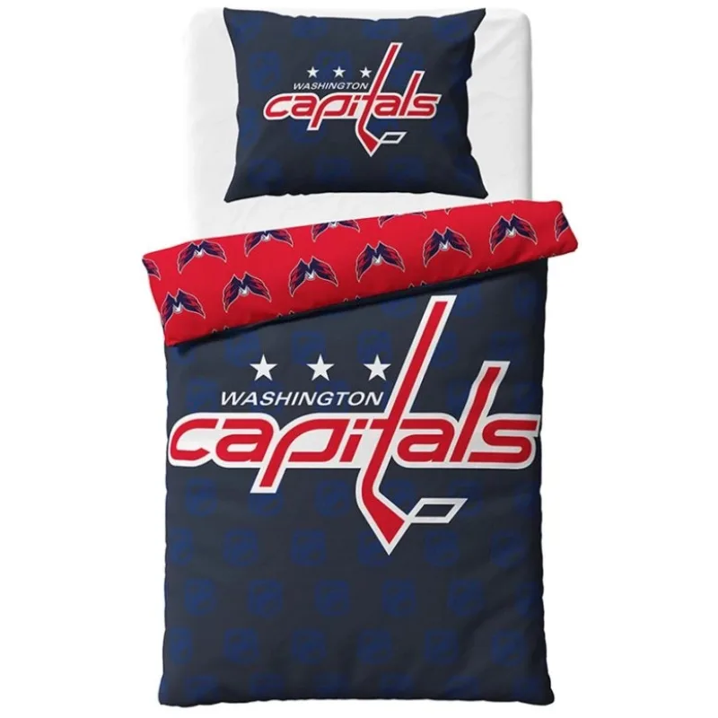 NHL Hokejové obliečky Washington Capitals Shields 140x200/70x90 cm