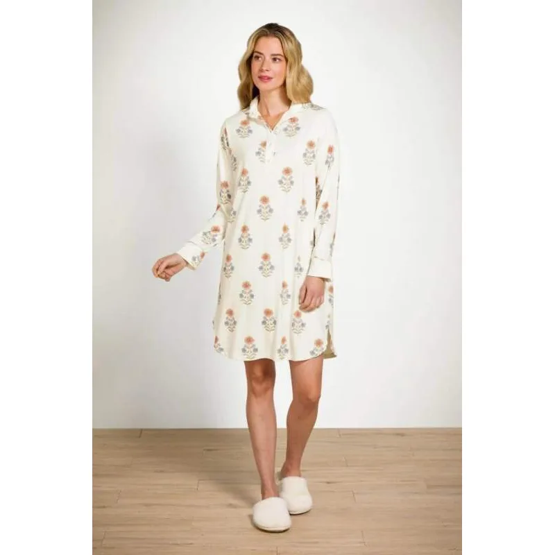 Pip Studio luxusní noční košile Daaltje Tanaka, super premium, bílá