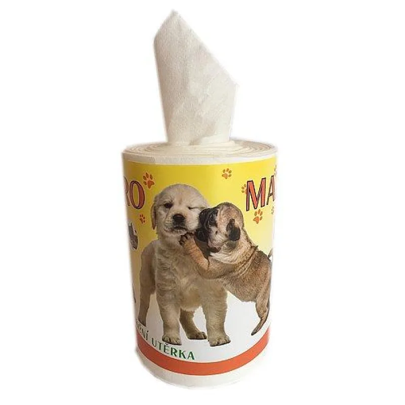 Utěrka pro MAZLÍČKY 1-vr. 17 cm x 18 m (60 útržků) bez dutinky [1 role]