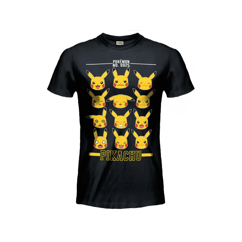 Pokémon Pikachu tričko čierne detské